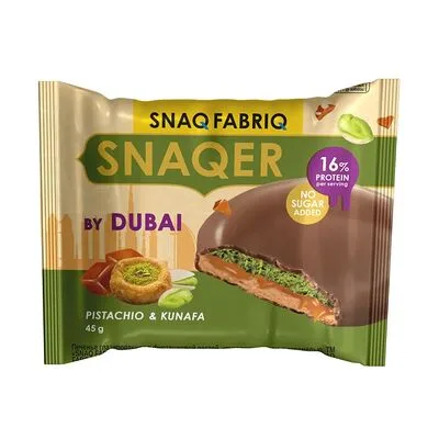 Snaq Fabriq Печенье Snaq Fabriq Снэкер (Snaqer) Фисташковая паста катаифи карамель 45 г