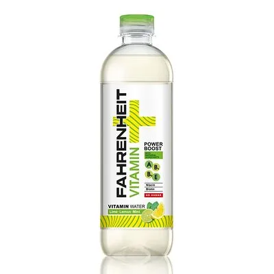 Fahrenheit Напиток Фаренгейт (Fahrenheit) C Витаминами (Vitamin) без сахара лайм, лимон, мята 0.5 л