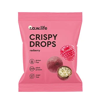 R.A.W.Life Драже протеиновое R.A.W.Life Малина без сахара 30 г