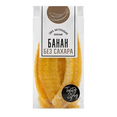 Tasty Story Фруктовые слайсы Tasty Story банан вяленый (без сахара) 30 г