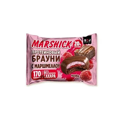 Маршик Печенье протеиновое Маршик (Marshick) Малина без сахара 53 г