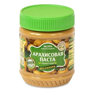 Азбука Продуктов Паста арахисовая Азбука Продуктов без сахара 340 г