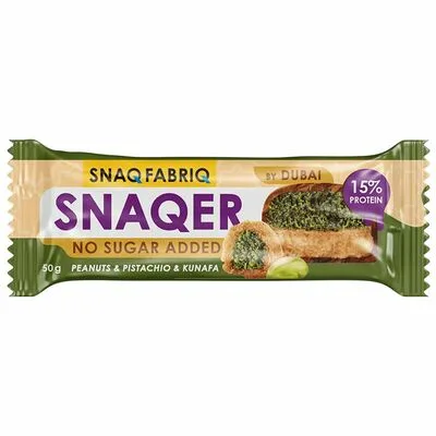 Snaq Fabriq Батончик протеиновый Снак Фабрик (Snaq Fabriq) Ловец (Snaqer) в шоколаде без сахара арахис фисташка катаифи 50 г