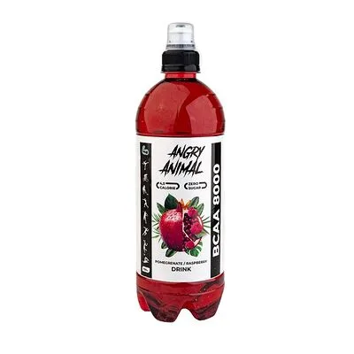 Angry Animal Напиток Энгри Энимал (Angry Animal) BCAA Малина-Гранат без сахара 700 мл