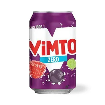 Zero Напиток безалкогольный газированный Вимто (Vimto) Ноль (Zero) без сахара 0.33 л