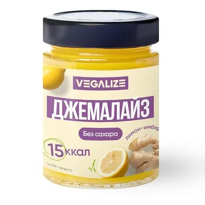Vegalize Десерт Vegalize из лимона и имбиря (без сахара) 240 г, Россия