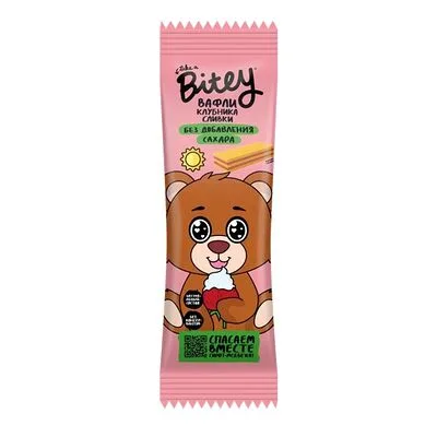 Take a Bite Вафли Тейк э Байти (Take a Bitey) Мишки без сахара 15 г 1 шт. вкус в ассортименте